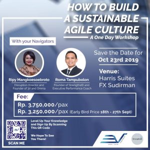 Flyer for Workshop on Sustainable Agile Work Culture for Companies