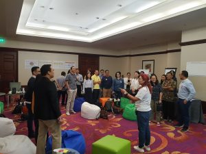 CEO & Co-Founder of 3V Company Ripy Mangkoesoebroto Leading Group Discussion 