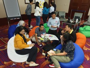 workshop participants in team breakout session